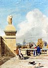 Thomas Shotter Boys Near The Tuilleries Gardens, Paris painting